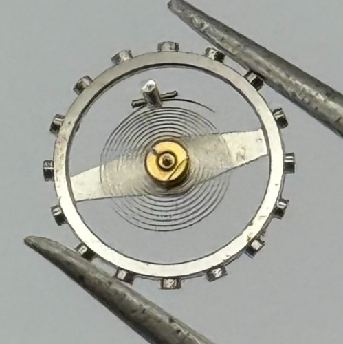 EB 1450 Balance Wheel Complete And Spring 6 3/4’’’ 121 Watch Movement Parts