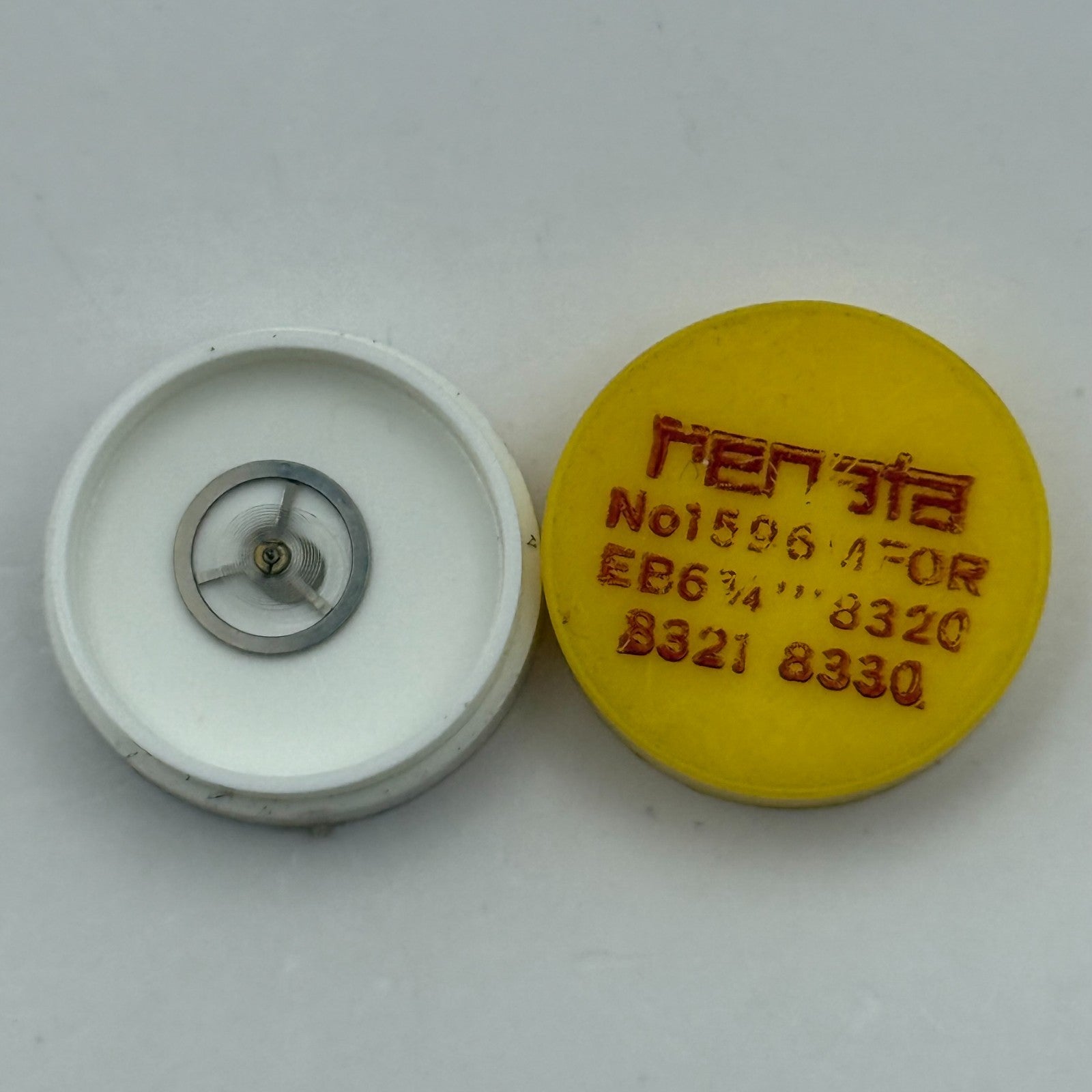 EB 8320 8321 8330 Balance Wheel Complete And Spring 6¾’’’ 1596 M Watch Movement