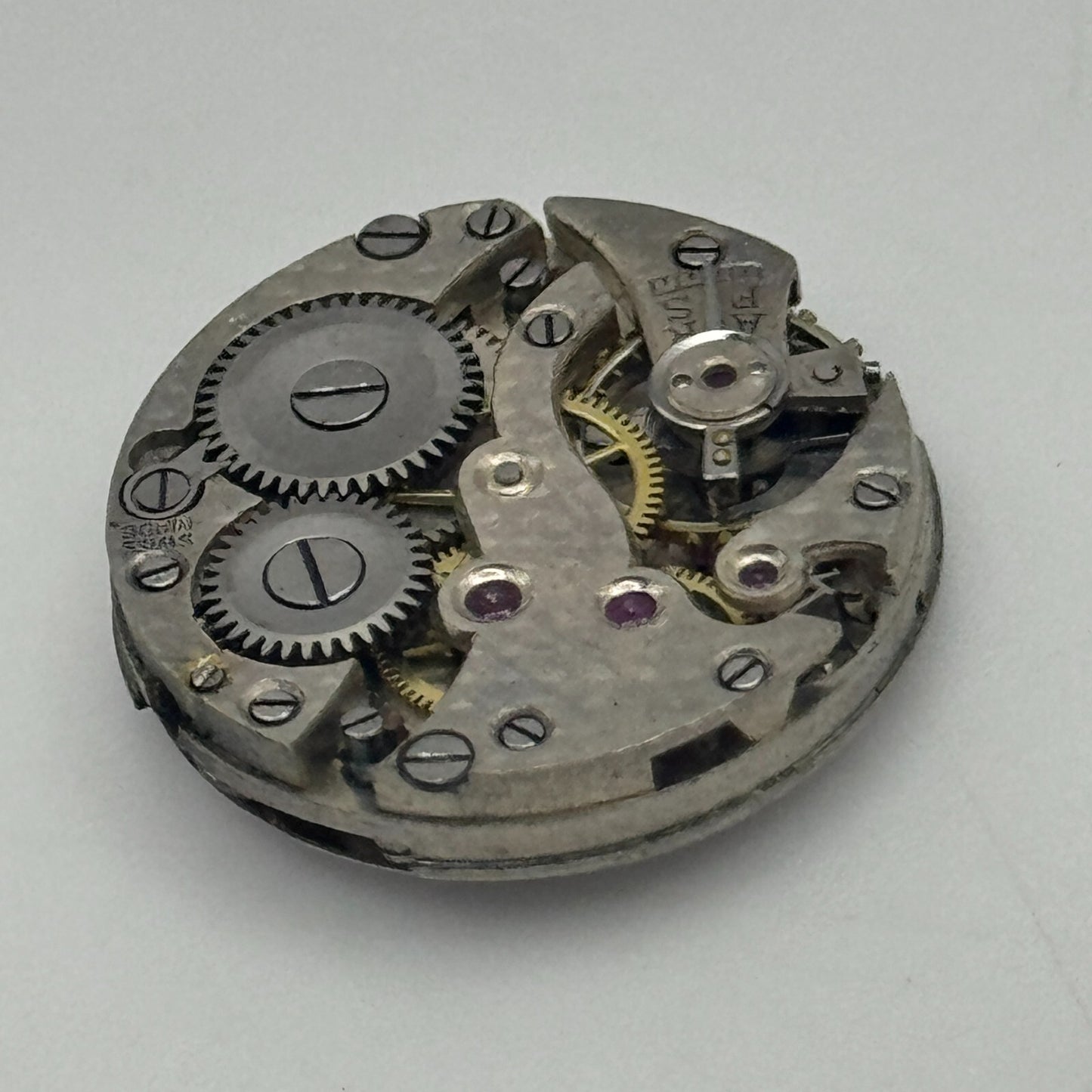 19.7mm Balance Ok Roman Numerals Swiss Bullseye Dial Trench Manual Wind PART