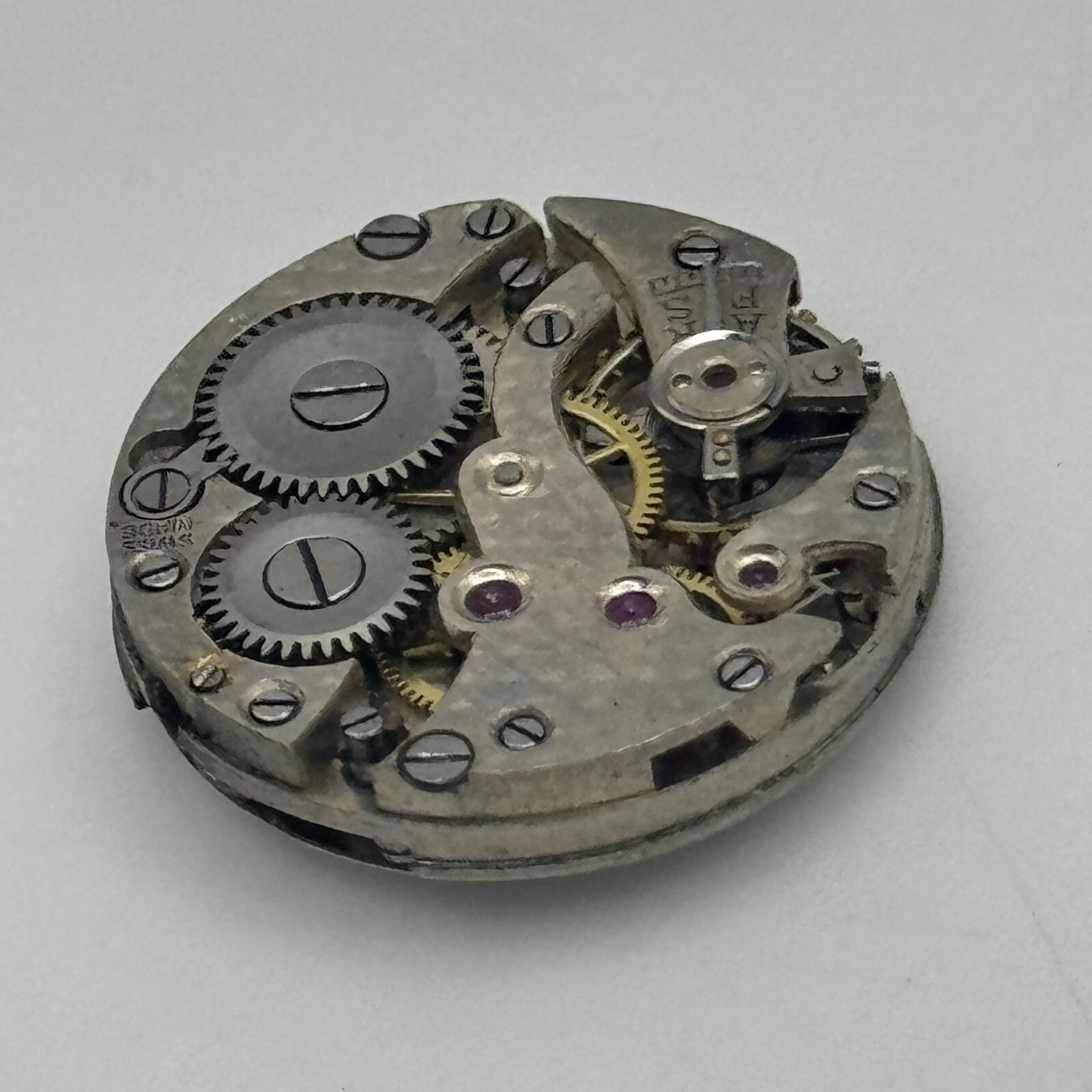 19.7mm Balance Ok Roman Numerals Swiss Bullseye Dial Trench Manual Wind PART