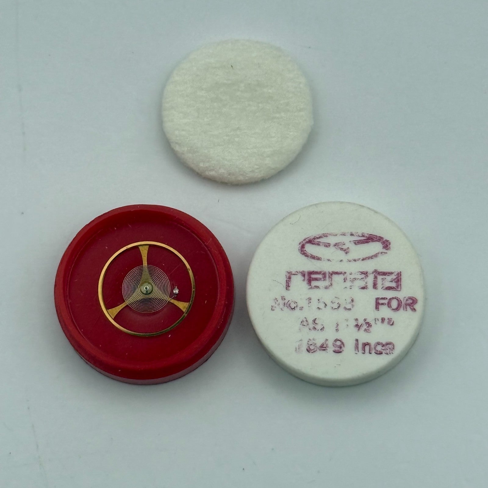 AS 1649 Balance Wheel Complete And Spring 11 1/2’’’ 1563 Watch Movement Parts