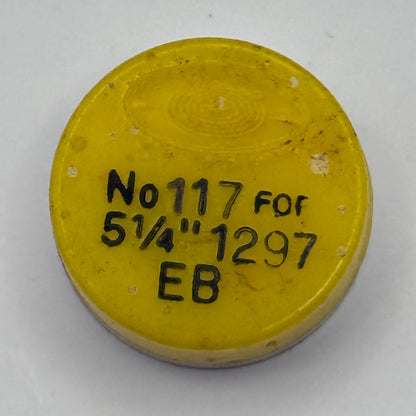 EB 1297 Balance Wheel Complete And Spring 5 1/4'''  117 Watch Movement Parts NOS