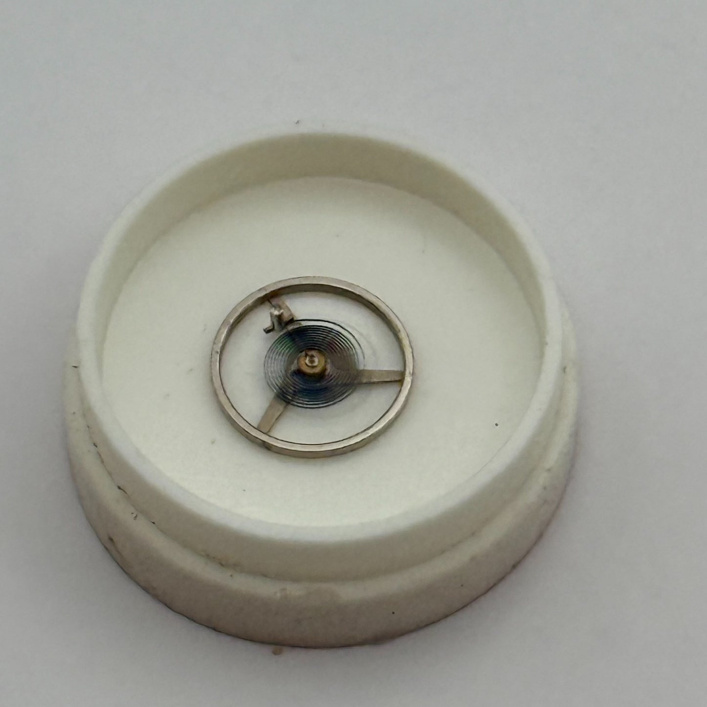 ETA 2487 Balance Wheel Complete And Spring Ord + Inca Watch Movement Parts 