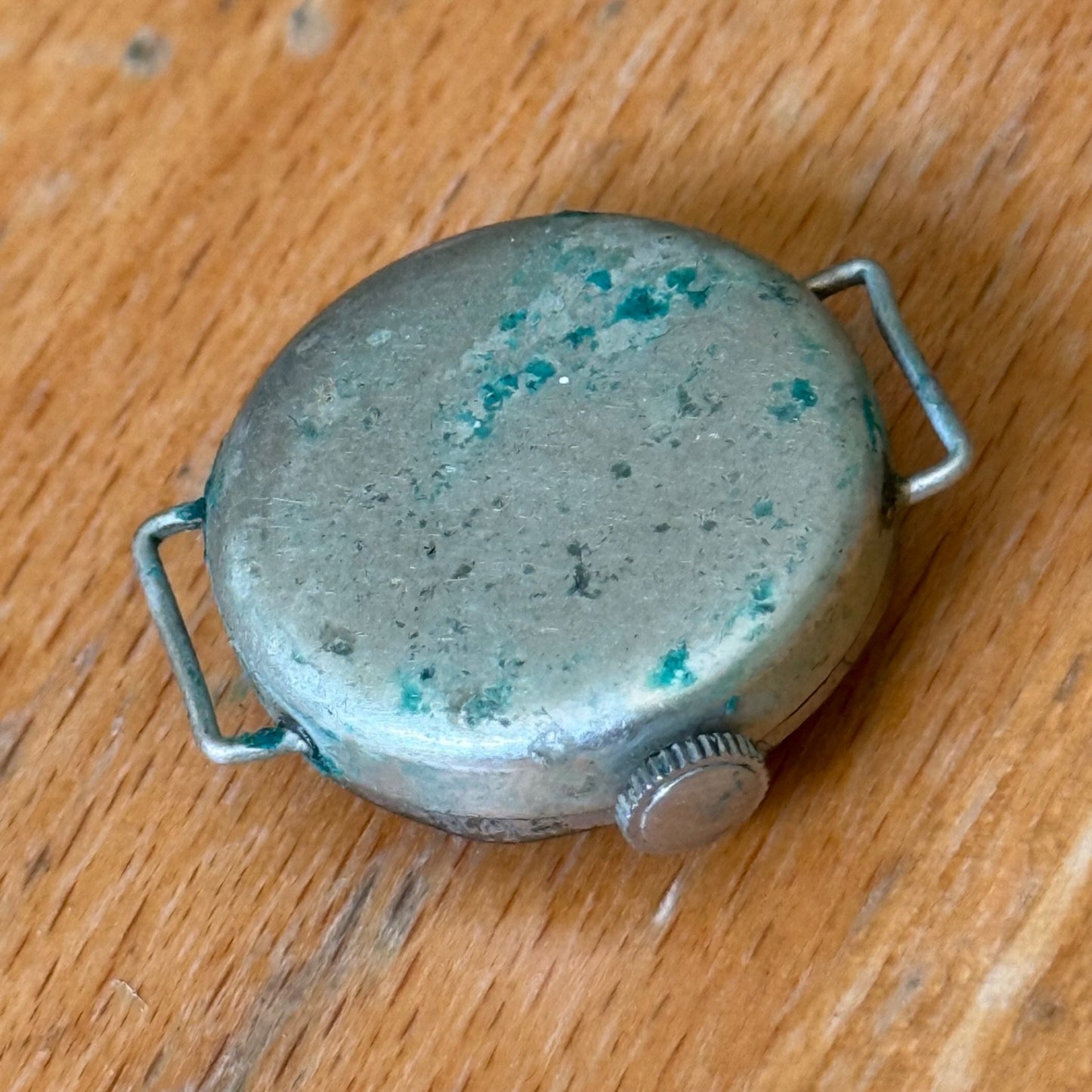 24mm Vintage Swiss Made Trench Watch Manual Wind FOR PARTS / REPAIR