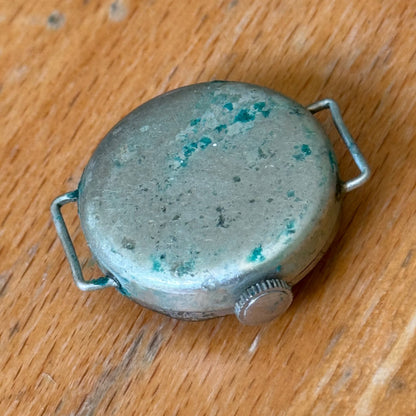 24mm Vintage Swiss Made Trench Watch Manual Wind FOR PARTS / REPAIR