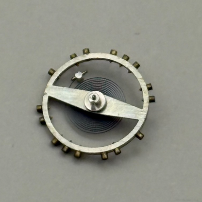 FHF 28 Balance Wheel Complete And Spring  10½’’’ Watch Movement Parts NOS