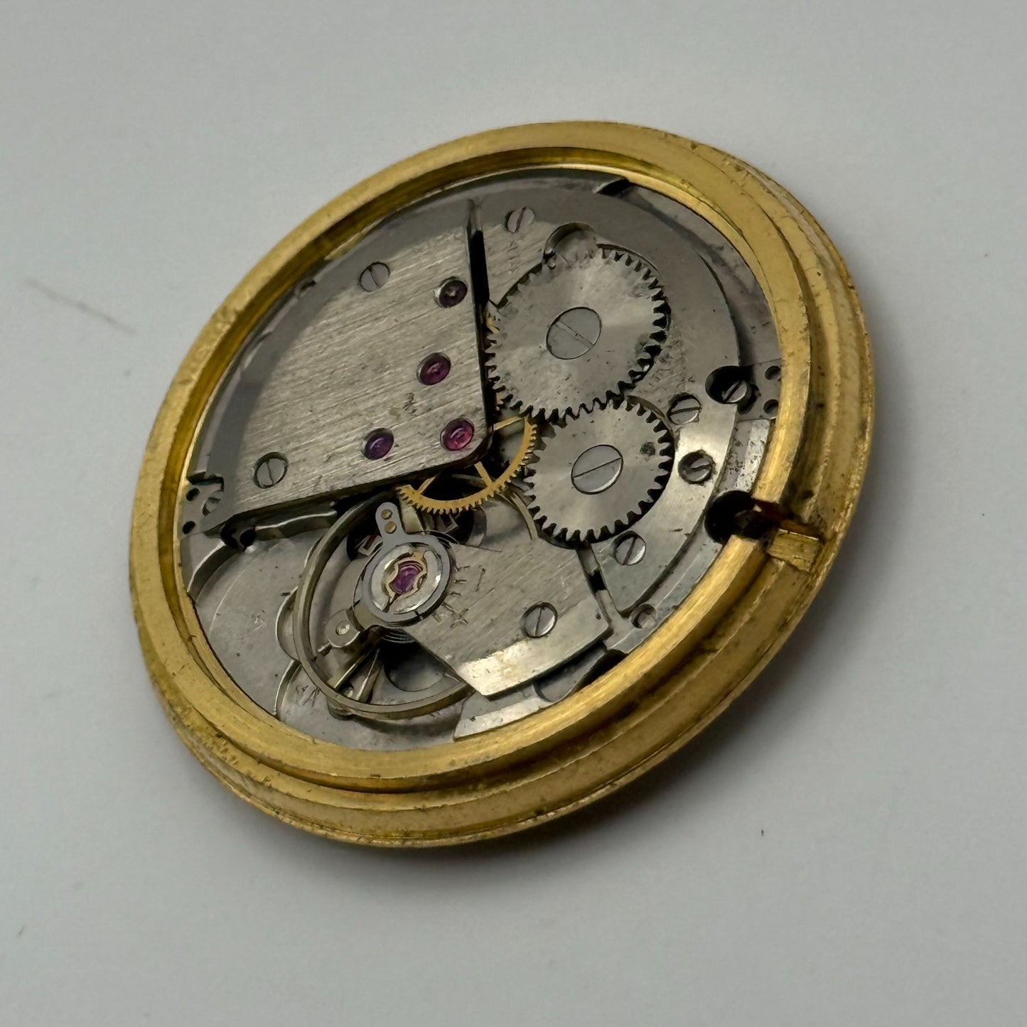 ETA 2408 Date Watch Movement UNO Manual Wind Vintage Swiss Parts Repair 31.8mm