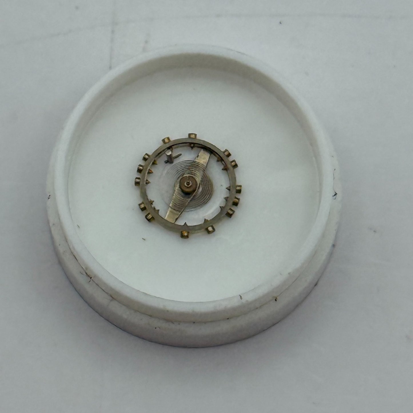 AS 1977-2 Balance Wheel Complete And Spring  1831 M Watch Movement Parts NOS
