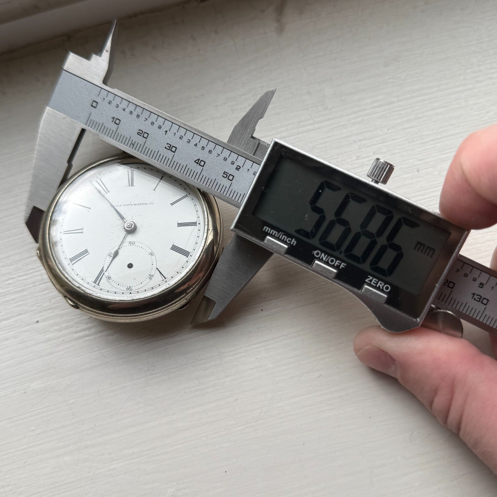 Elgin Grade 7 Pocket Watch Antique Illinois Sub Seconds Key Wound Parts American