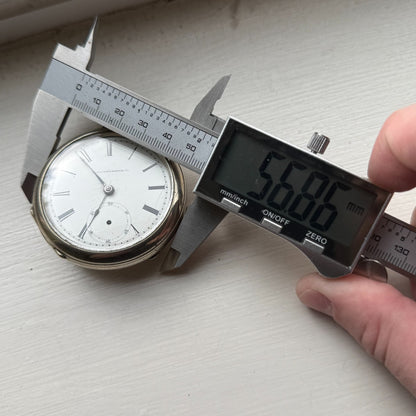 Elgin Grade 7 Pocket Watch Antique Illinois Sub Seconds Key Wound Parts American