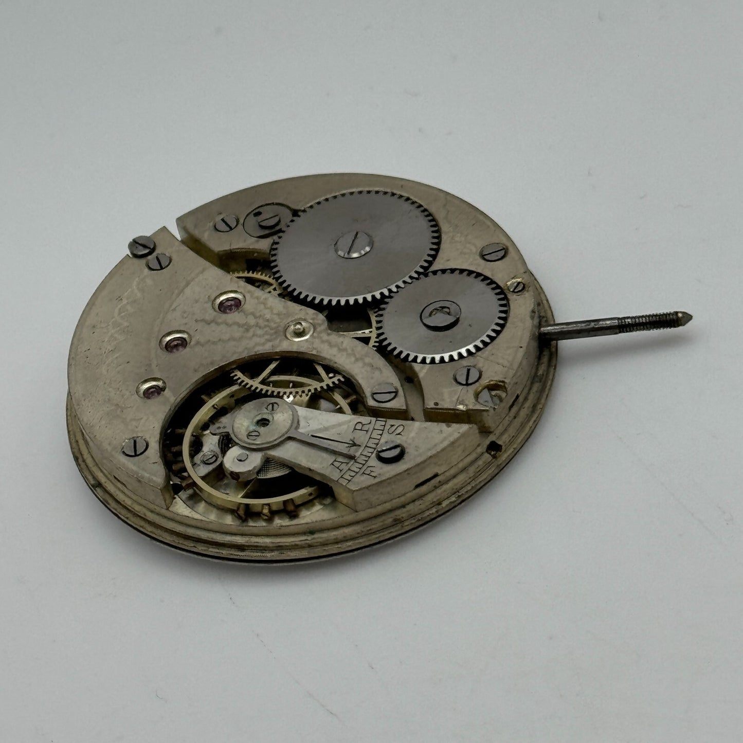 43mm S Smith & Son 9 Strand London Vintage Open Face Pocket Watch Movement PARTS