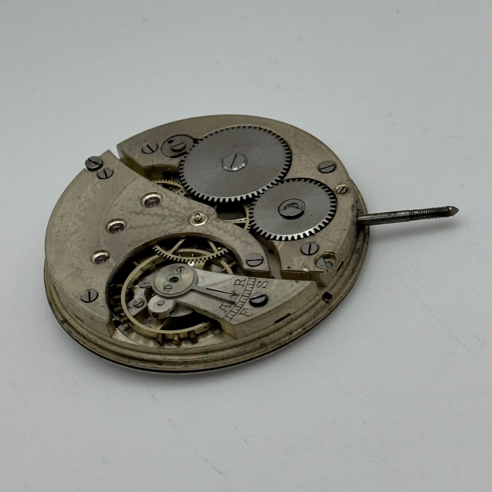 43mm S Smith & Son 9 Strand London Vintage Open Face Pocket Watch Movement PARTS
