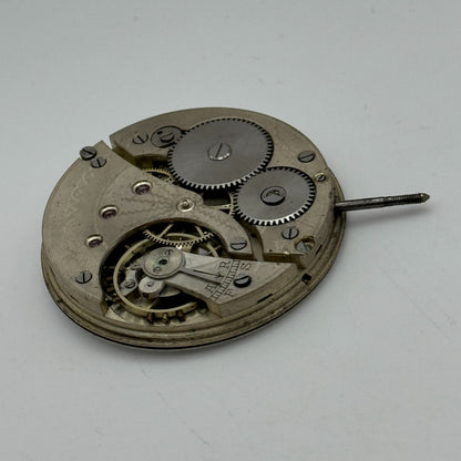 43mm S Smith & Son 9 Strand London Vintage Open Face Pocket Watch Movement PARTS