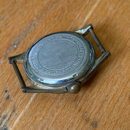 32mm Vintage Mortima 25 Jewels Unbreakable Spring Manual Wind Swiss Watch PARTS