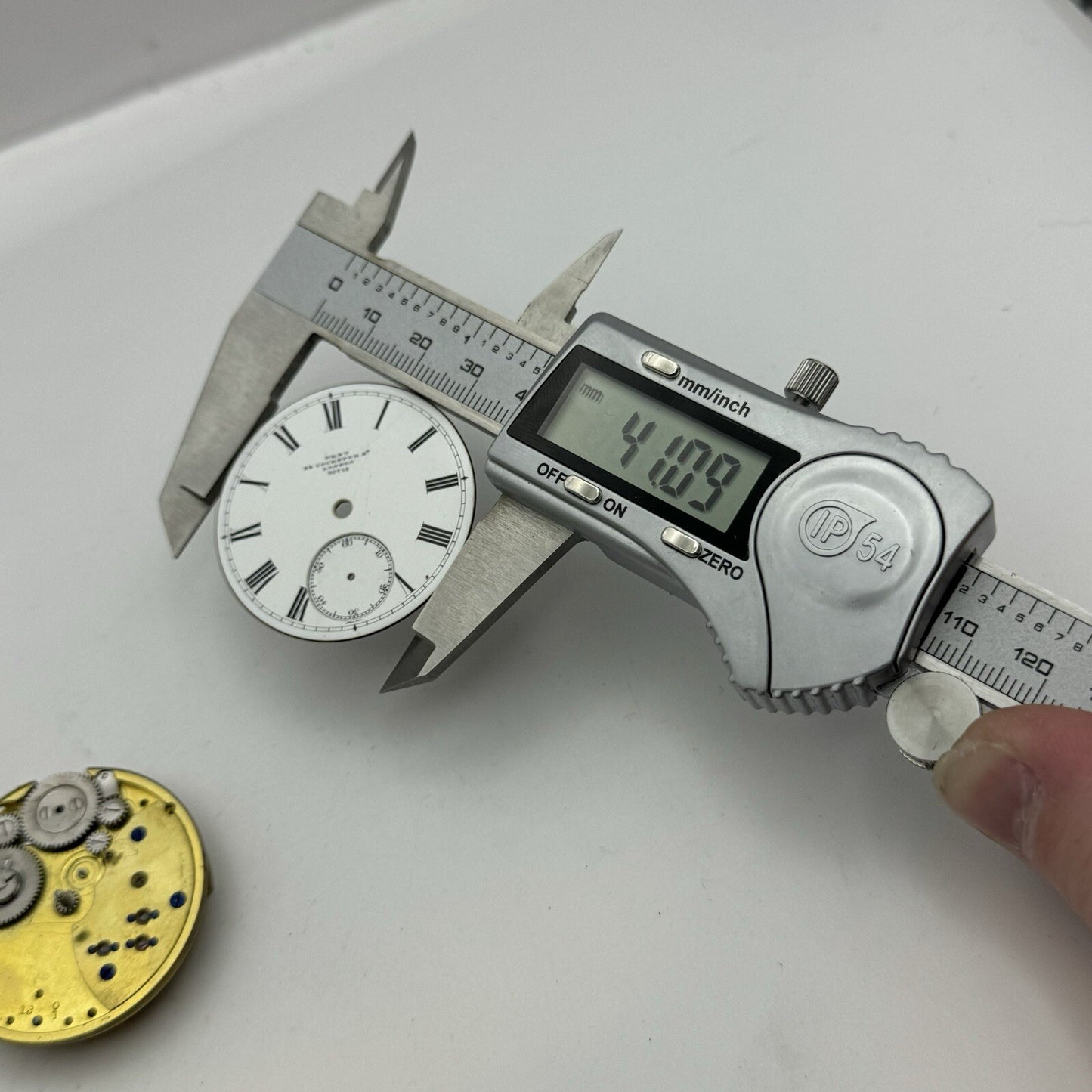 41.2mm Key Wound Dent 33 Cockspur Street London Pocket Watch Movement To Restore