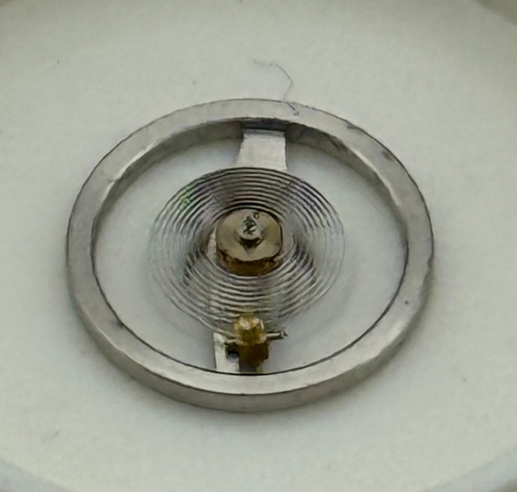 Balance Wheel Complete And Spring Renata Watch Movement Parts NOS 