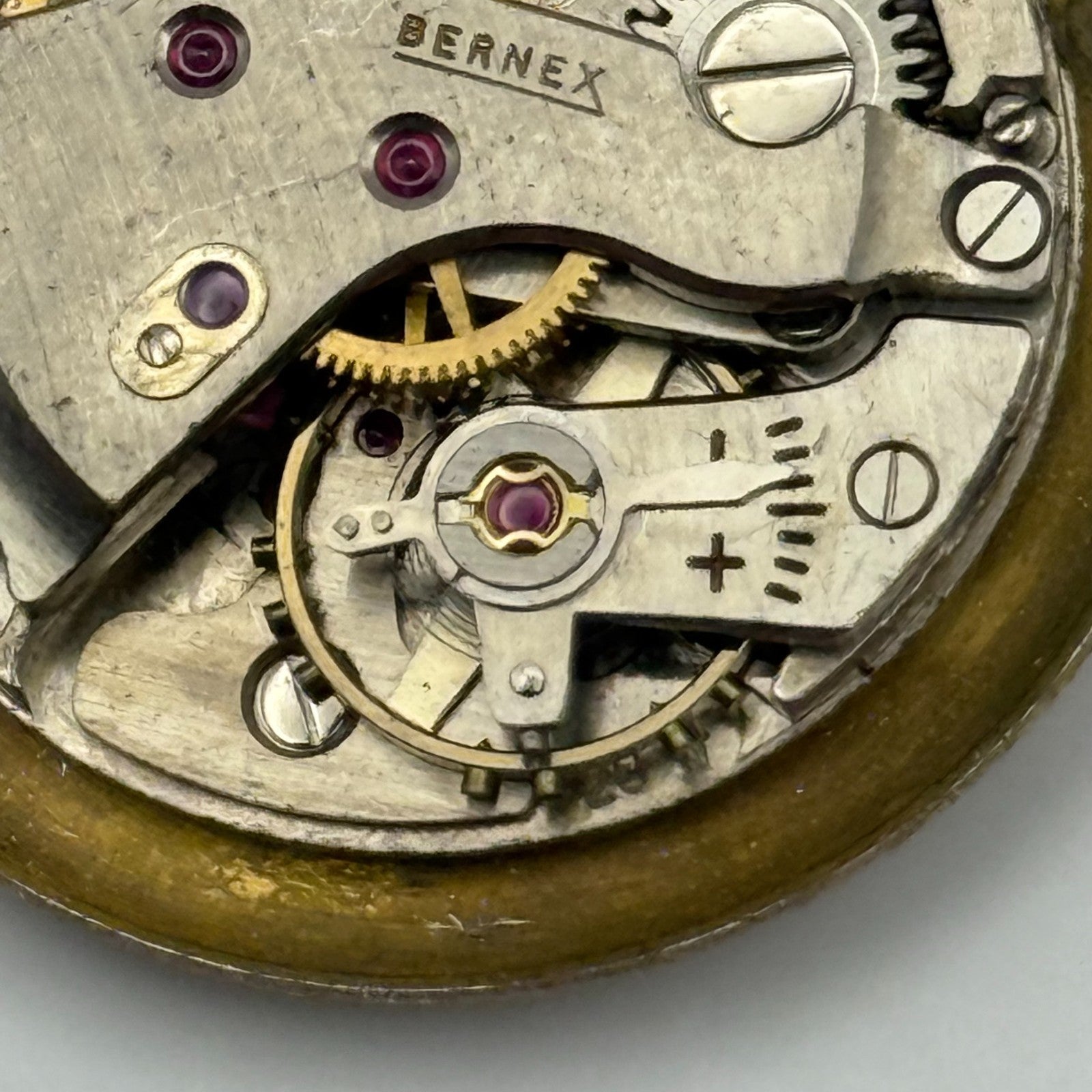 FHF 28 Watch Movement Bernex Manual Wind Vintage Swiss Parts Repair 23.6mm