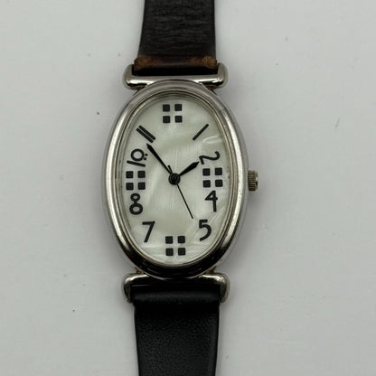 Cairn Scotland Ladies Quartz Watch MOP Dial Brown Leather Strap Working 24mm