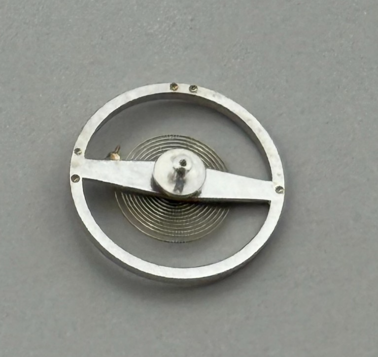 Oris 451 454 Balance Wheel Complete And Spring  333 M Watch Movement Parts NOS