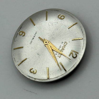 Helvetia 830 Watch Movement Chalet Manual Wind Vintage Swiss Parts Repair 25.8mm