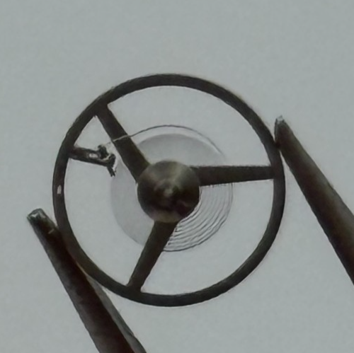 AS 1677 Balance Wheel Complete And Spring 1414 M Watch Movement Parts NOS