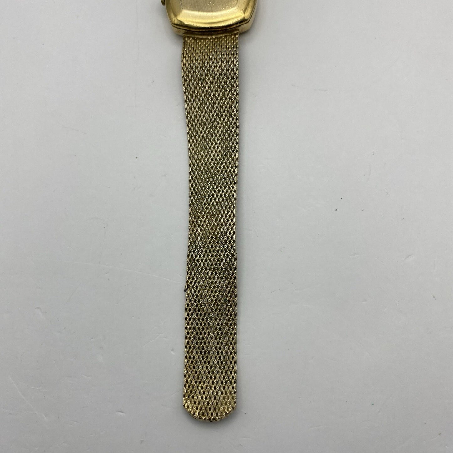 27mm Ladies Manual Wind RUNS BUT STOPS Regency Milanese Gold Tone Watch