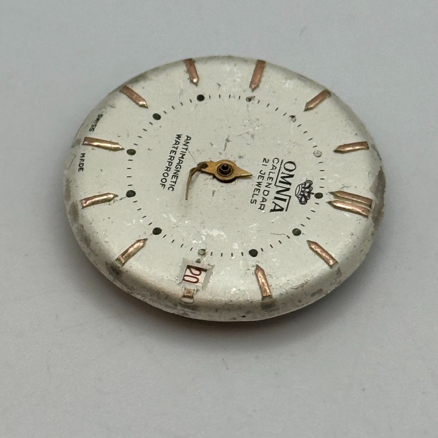 25.4mm Men's Omnia BFG 917C Manual Wind 21 Jewels Watch Movement PARTS SPARES