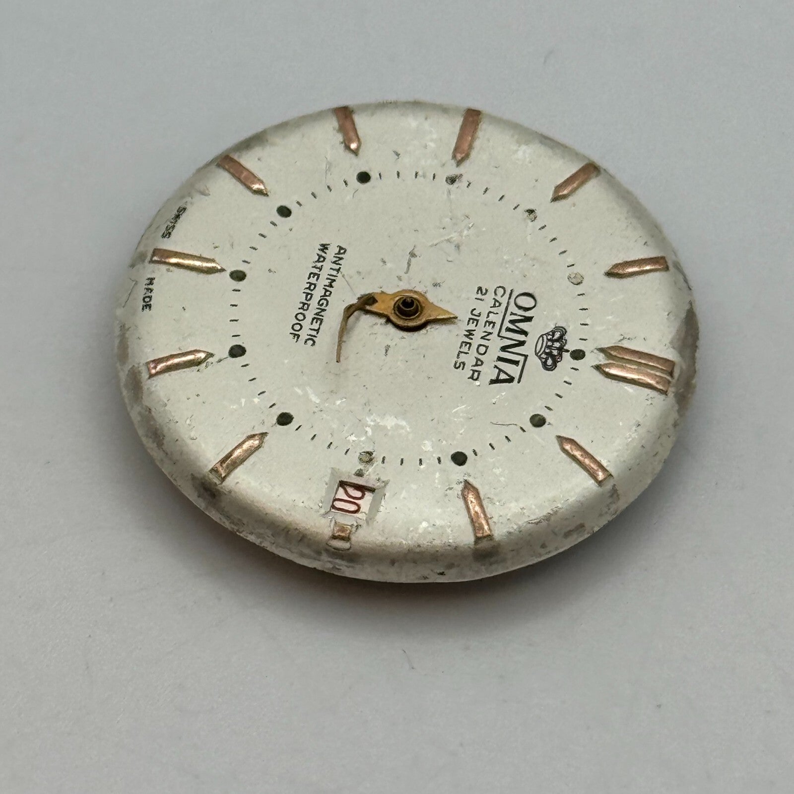 25.4mm Men's Omnia BFG 917C Manual Wind 21 Jewels Watch Movement PARTS SPARES
