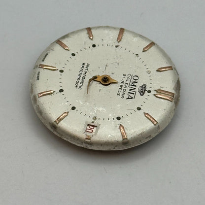 25.4mm Men's Omnia BFG 917C Manual Wind 21 Jewels Watch Movement PARTS SPARES
