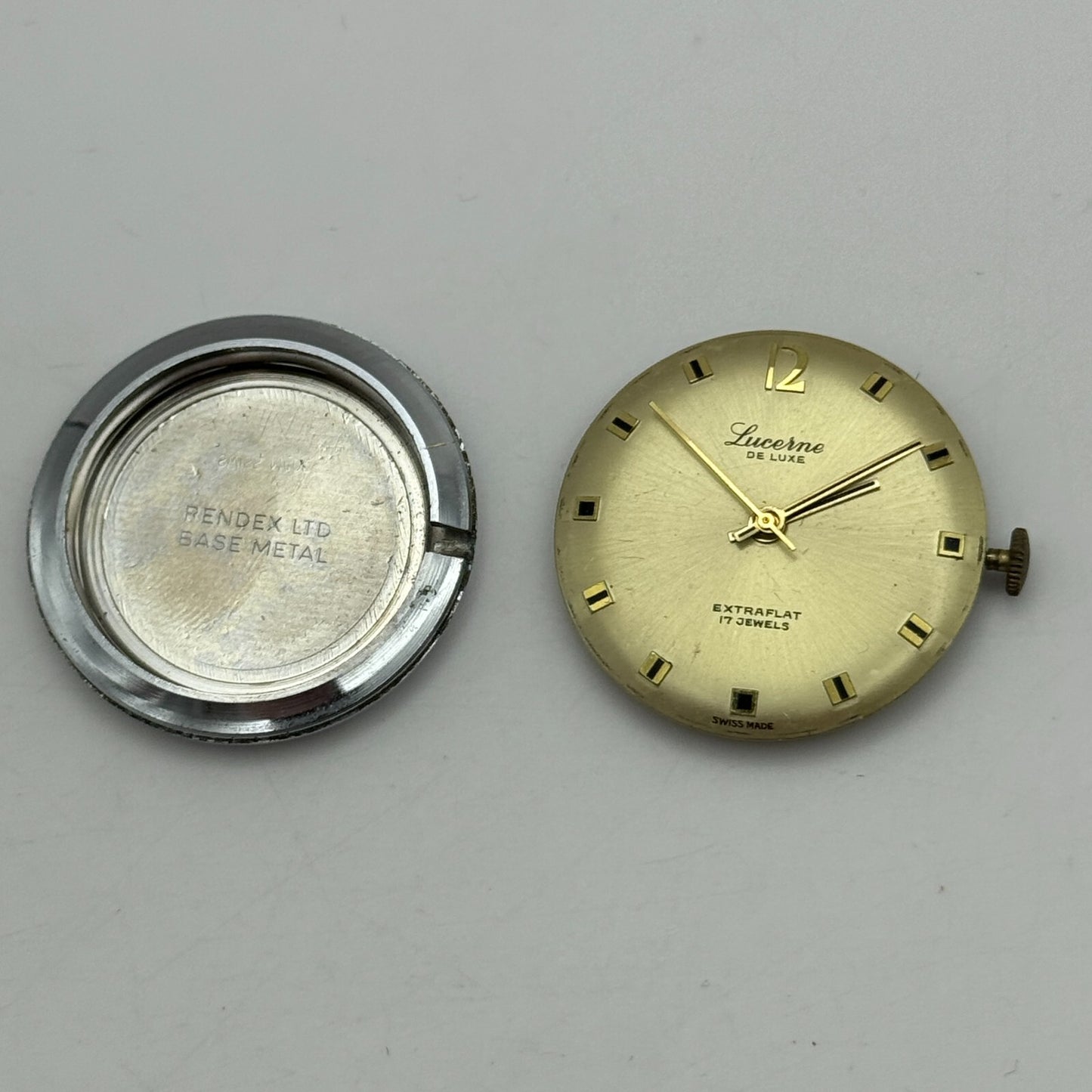 26.5mm Lucerne De Luxe Ronda RL Cal 1213 Manual Wind Swiss Watch Movement PARTS