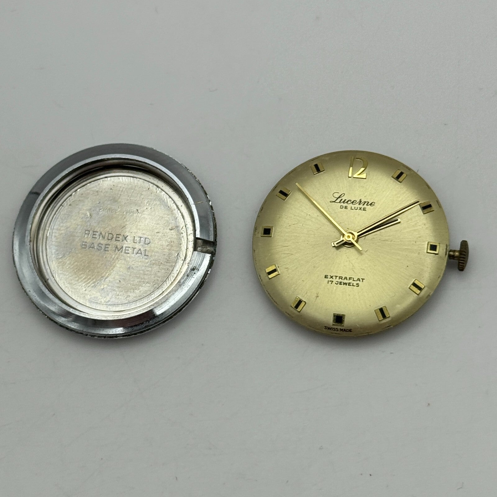 26.5mm Lucerne De Luxe Ronda RL Cal 1213 Manual Wind Swiss Watch Movement PARTS