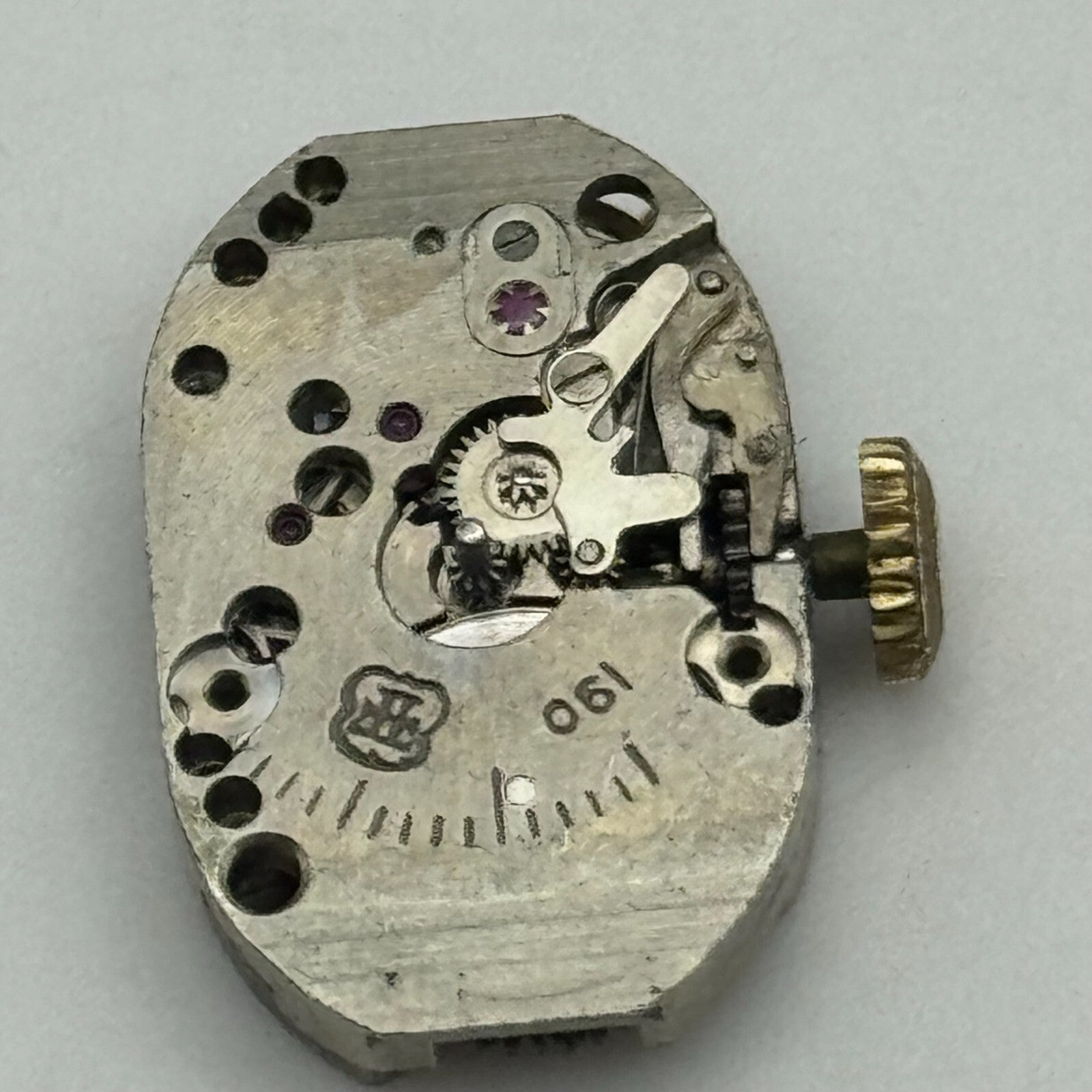 12.7mm Running Trebex FHF 190 Manual Wind 17 Jewels Swiss Watch Movement PARTS
