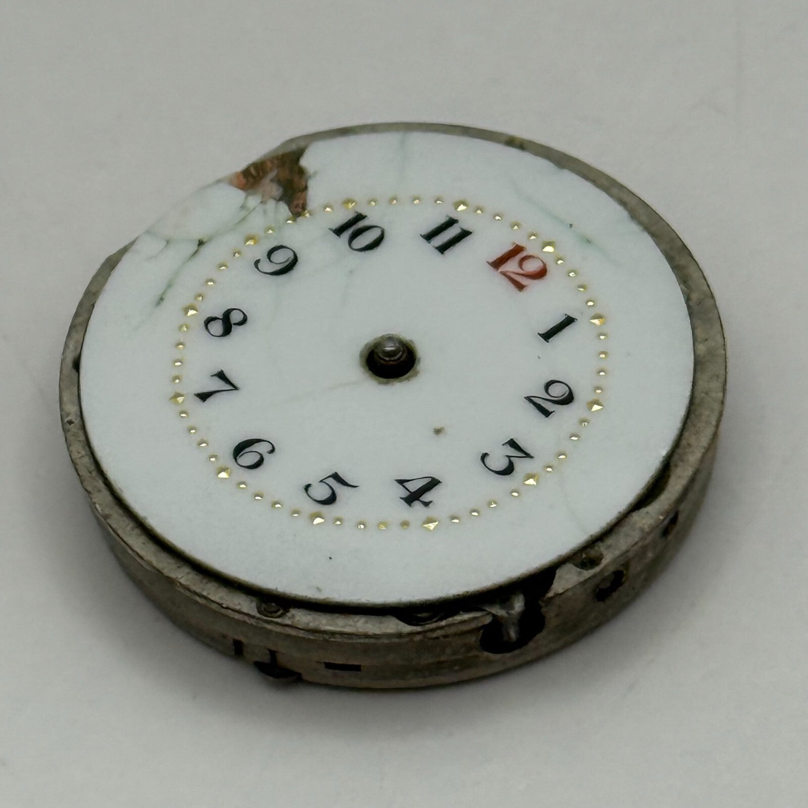 24.9mm Vintage Dreadnought Manual Wind Swiss Trench Watch Movement PARTS REPAIR