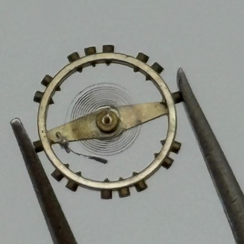 ETA 2410 Balance Wheel Complete And Spring Inca 957 M Watch Movement Parts