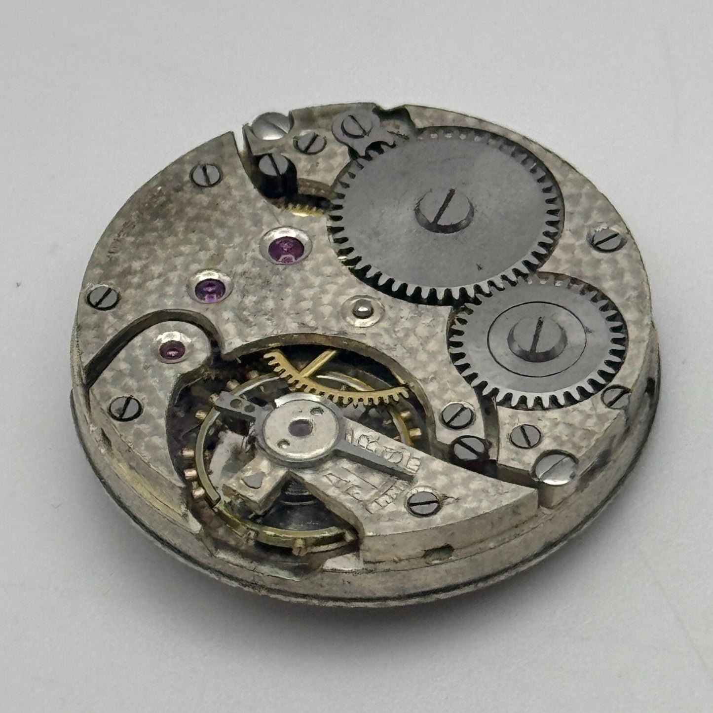 24.8mm Swiss Roman Numerals Trench Watch Movement Dial Manual Wind PARTS SPARES
