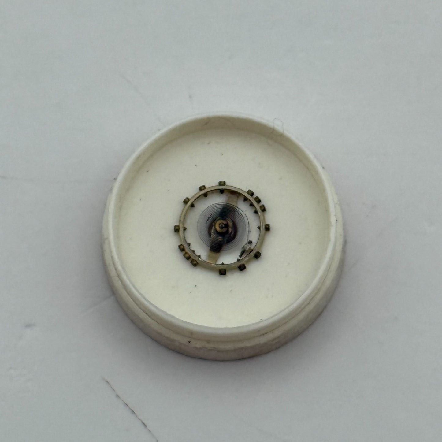 AM 115 Balance Wheel Complete And Spring 5 1/2’’’ Renata Watch Movement Parts