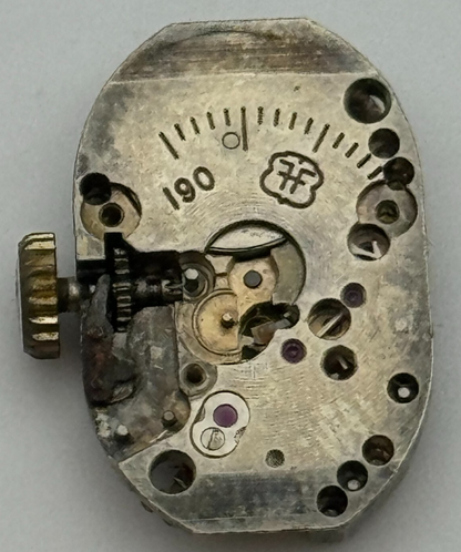 12.7mm FHF 190 Rone J-285470 Manual Wind 15 Jewels Swiss Watch Movement PARTS