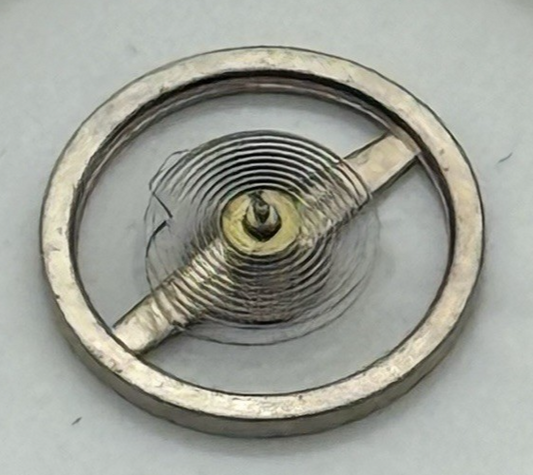 RW 64, 65, 66 PL Balance Wheel Complete And Spring 305 Watch Movement Parts NOS