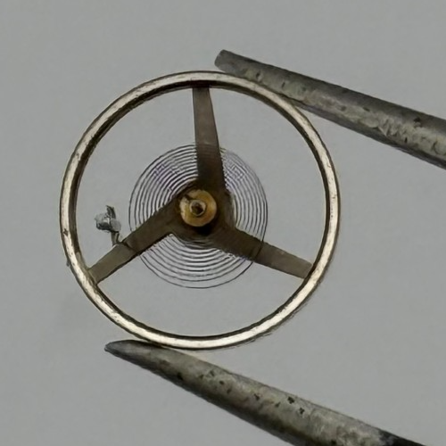 FEF 6600 Inca Balance Wheel Complete And Spring 1181 M Watch Movement Parts NOS