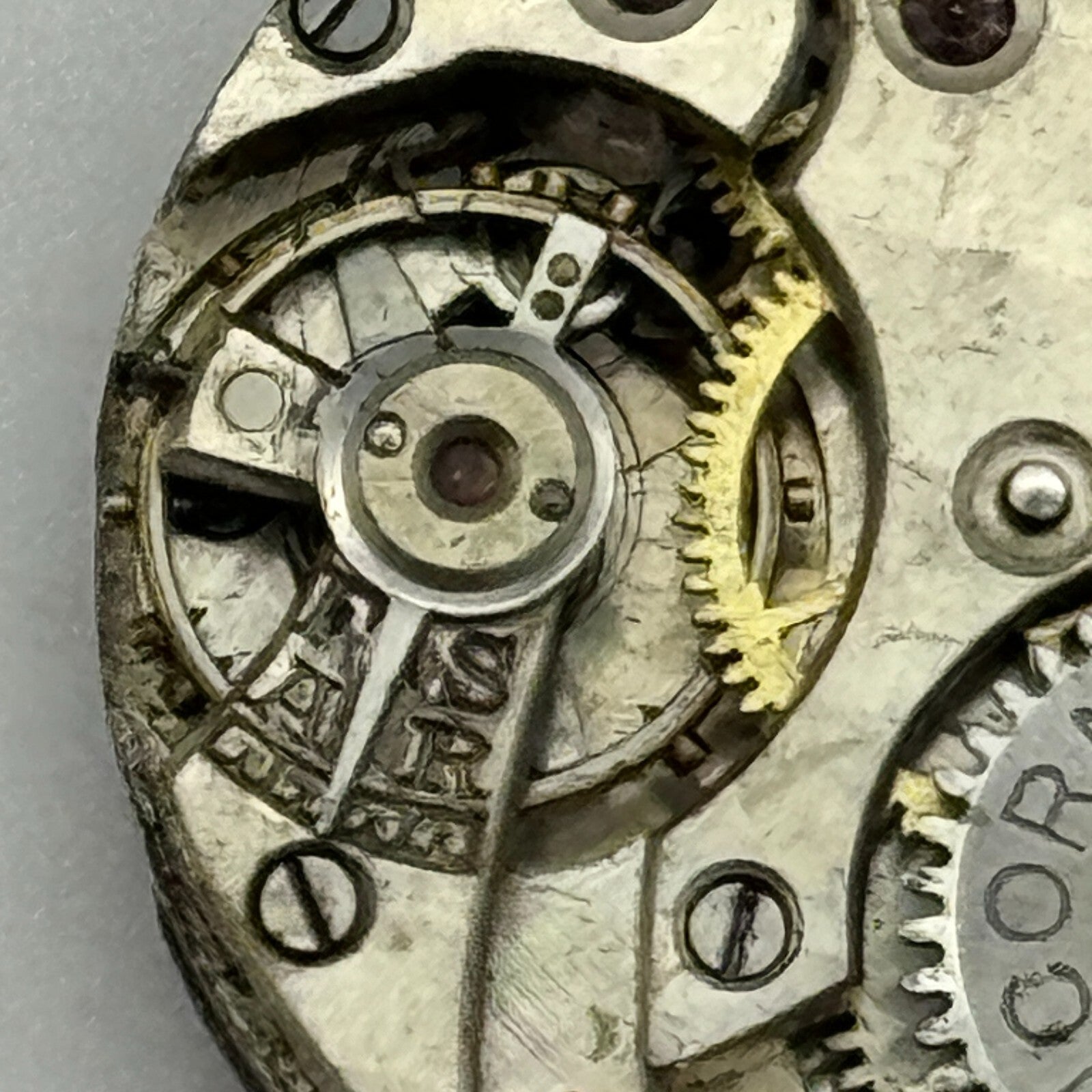 23.6mm Rolex Unicorn 15 Jewels Manual Wind Watch Movement Swiss Vintage PARTS
