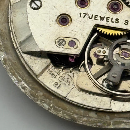 Summit AS 1525 1526 Watch Movement Running Manual Wind Vintage Parts 25.8mm