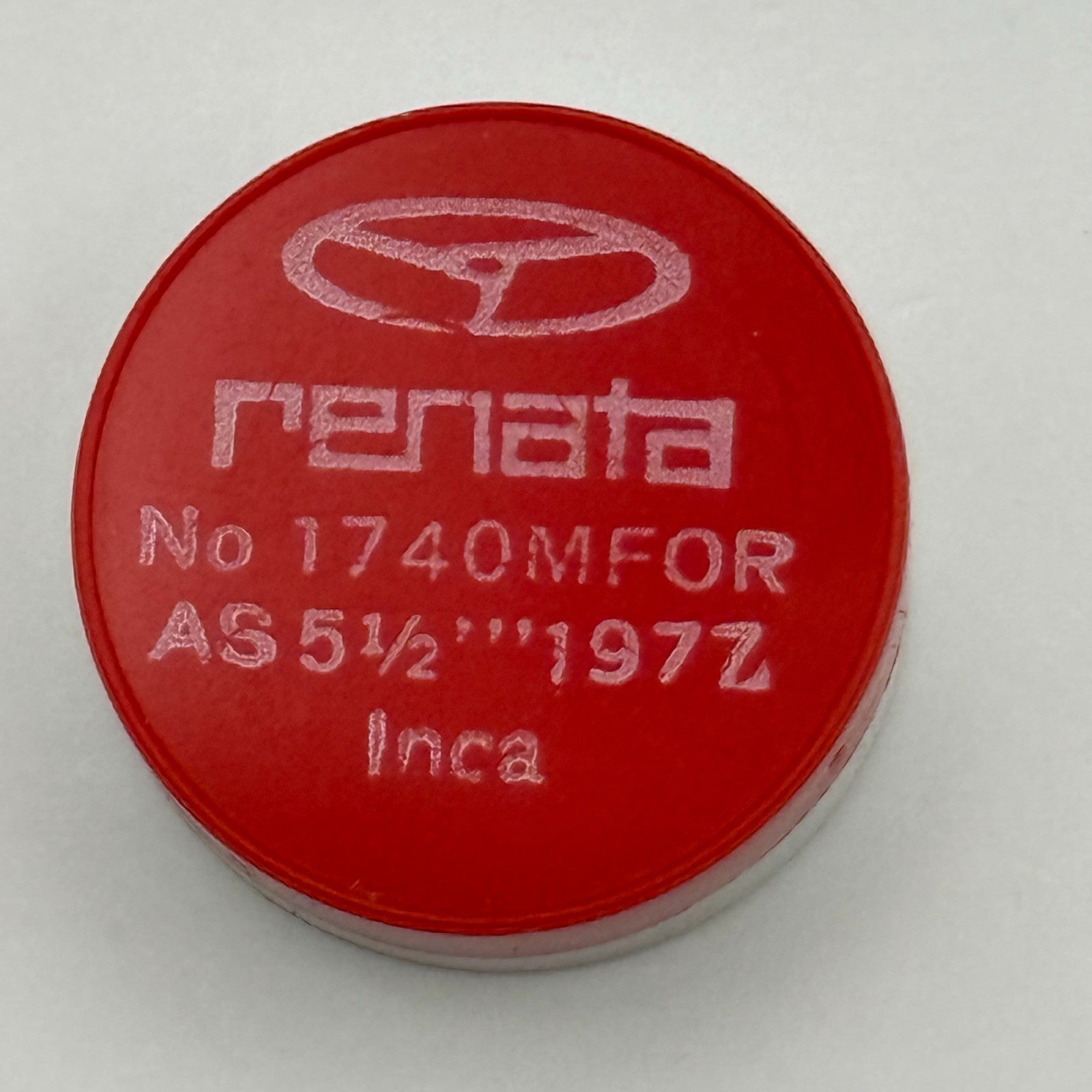 AS 1977 Balance Wheel Complete And Spring 5½’’’ Inca 1740 M Watch Parts NOS