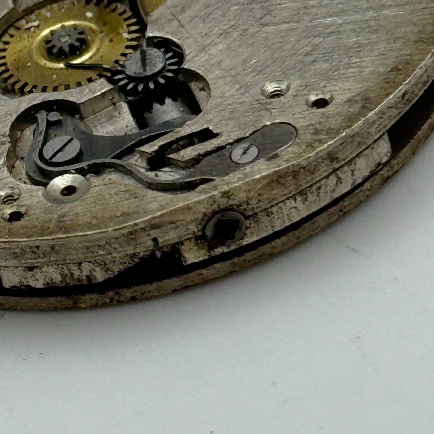 43mm Unidentified 15 Jewels Swiss Vintage Pocket Watch Movement PARTS SPARES