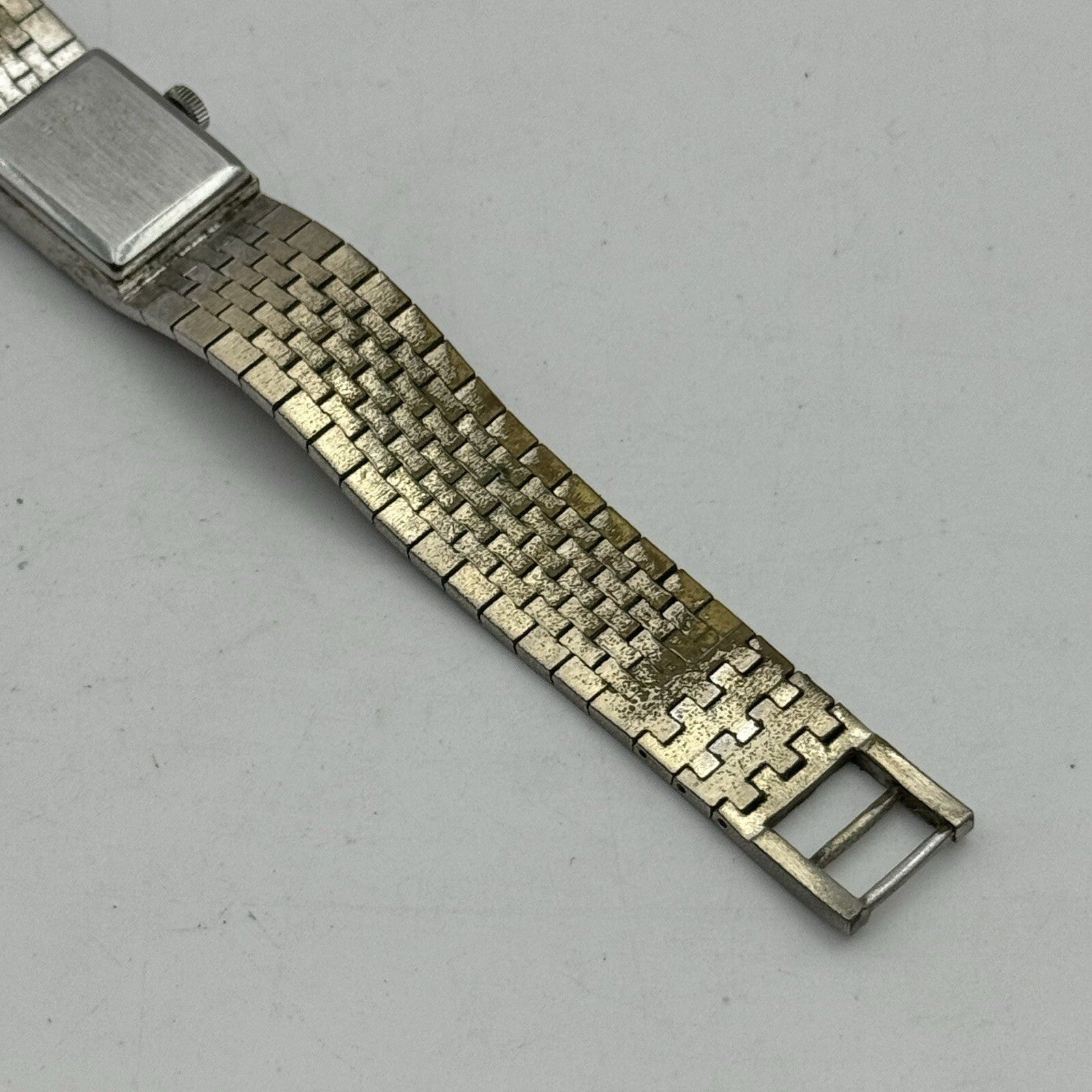 16mm Ladies Rotary Silver Tone Swiss Manual Wind Vintage Watch NOT KEEPING TIME