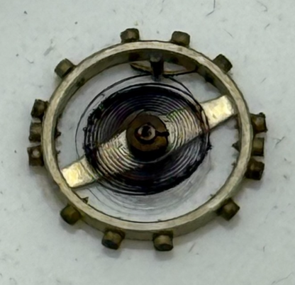 AS 976 1012 Balance Wheel Complete And Spring 29 M Watch Movement Parts NOS