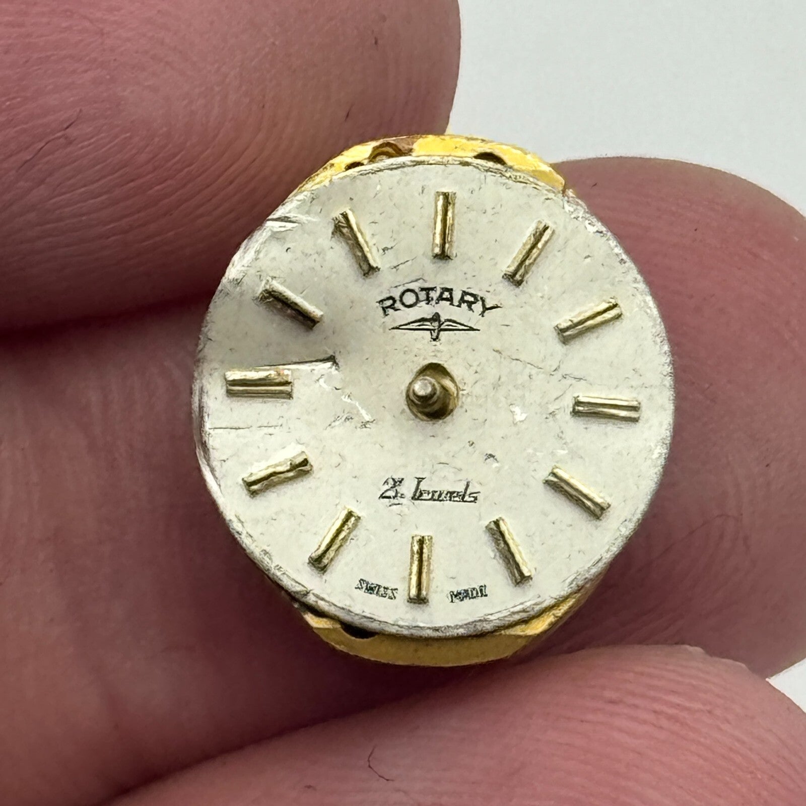13.6mm Ladies Rotary AS 1978-2 Manual Wind Watch Movement Swiss Vintage PARTS