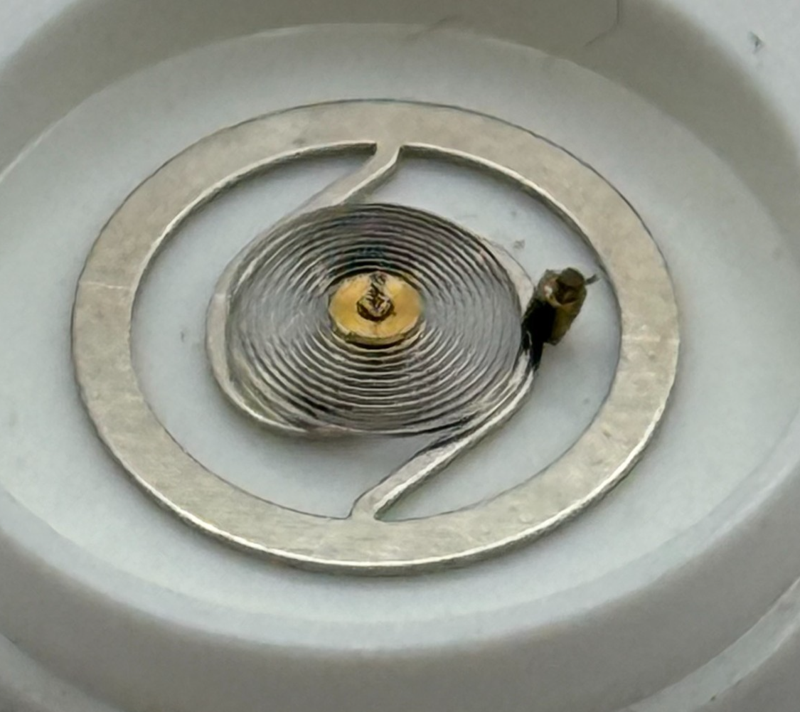 EB 8800 Balance Wheel Complete And Spring 12’’’ 1309 Watch Movement Parts NOS