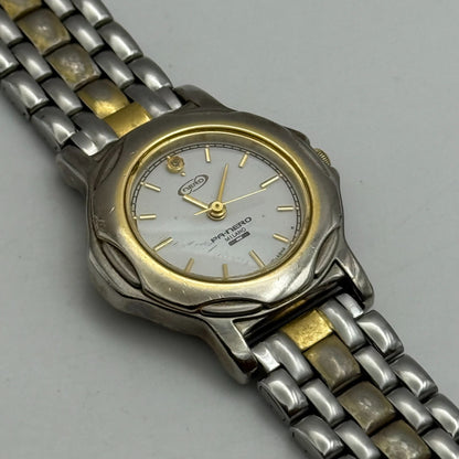 26mm Working Ladies Nero Pa-Nero Milano 2 Tone Quartz Watch 5.25 Inches