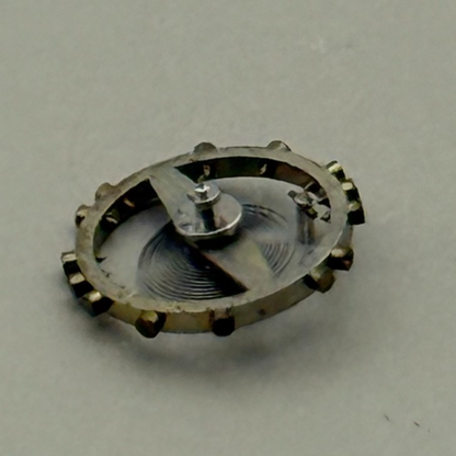 AS 976 1012 Balance Wheel Complete And Spring  29 M Watch Movement Parts NOS 