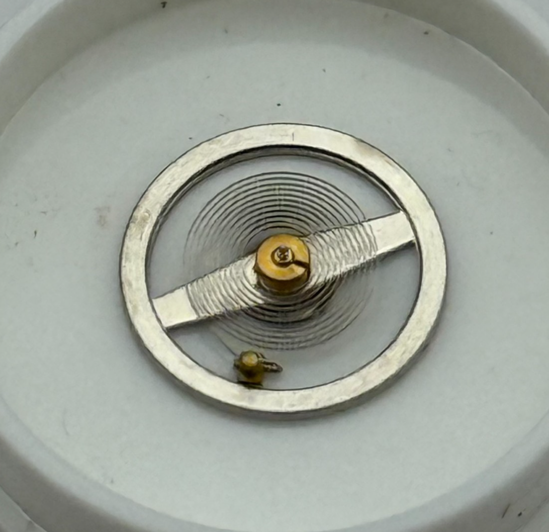 BFG 910 Balance Wheel Complete And Spring 825 Watch Movement Parts NOS